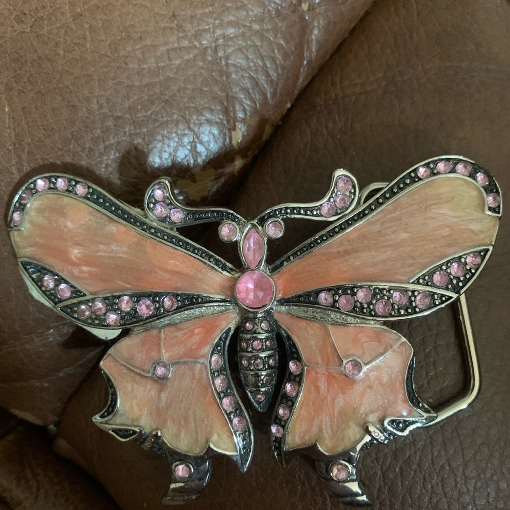 Butterfly belt buckle. Brand new with tag.